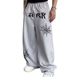 Pantalon de survêtement décontracté pour homme, coupe droite, léger, respirant, séchage rapide, broderie effet vieilli, prix bas - Product Image 2