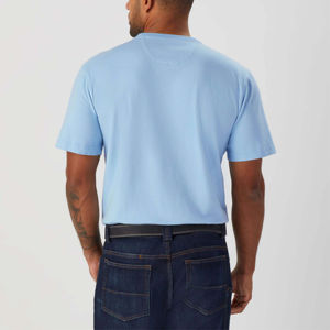 OEM Stock personnalisé T-shirt à col rond pour hommes avec tissu en jersey doux de 240 grammes Confort et durabilité ultimes Motif solide - Product Image 4