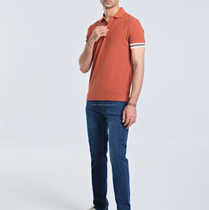 Broderie impression solide Jersey 100% coton séchage rapide respirant Sport Golf entreprise hommes uniformes travail pour chemise - Product Image 5