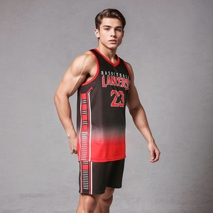 Tenues de basketball professionnelles respirantes grande taille, personnalisables par sublimation intégrale, 100 % polyester, tailles sur mesure pour - Product Image 6