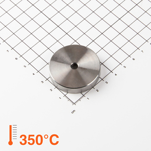 Gripper piatto in Samario-Cobalto Ø40x8mm con recessione cilindrica - Product Image 1