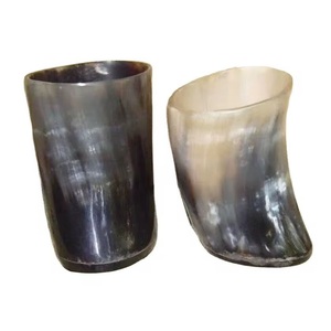 Vaso de Chupito de Cuerno Animal Hecho a Mano en India, Ecológico, Copa Vikinga Pulida Premium para Cócteles y Vino - Product Image 5