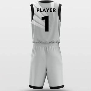 Conjunto de chaleco y pantalones cortos de baloncesto sin mangas de 2 piezas de alta calidad, uniformes de camisetas personalizados por sublimación al por mayor - Product Image 3