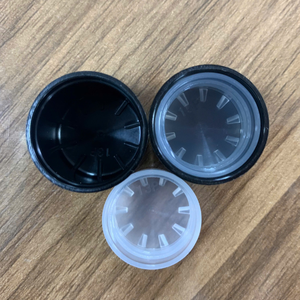 ฝาสกรูทรงกลมสีดำเป็นมิตรต่อสิ่งแวดล้อมสำหรับขวดน้ำผลไม้/น้ำดื่มโรงงานผลิตโอดีเอ็ม - Product Image 3