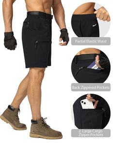 Short de sport de fitness à séchage rapide pour hommes en maille très vendu short décontracté solide et respirant fermeture à la taille élastique d'Inde - Product Image 3