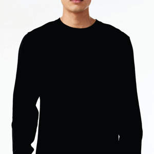 T-shirt en jersey à manches longues unisexe-Noir vintage, 100% coton Airlume, 4.2 oz - Product Image 6