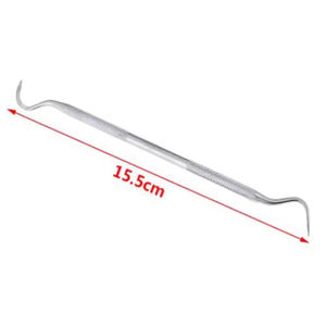 Détartreur dentaire en acier inoxydable Détartreur de faucille postérieure Détartreur de tartre dentaire Sonde Grattoir Examen Nettoyage des dents - Product Image 6