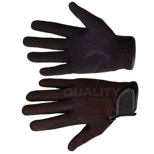 Equestrian Riding Gloves with Elastic <b>Cuff</b> Comfortable Fit Horse Riding Gloves for Daily Use and Events - Product Image 3
