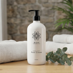 Crème de massage pour les pieds raffermissante anti-âge, marque privée OEM ODM, avec glycérine et aloe vera, soin corporel sans cruauté, fabriqué en Italie - Product Image 1
