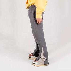 Pantalones de chándal acampanados personalizados de algodón 100%, pantalones de chándal acampanados holgados para hombre, pantalones de chándal acampanados de felpa francesa para hombre - Product Image 2