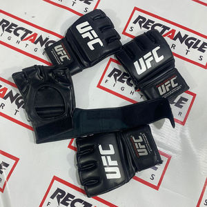 Prix de gros UFC Gants de sparring MMA personnalisés avec logo, demi-doigts, cuir véritable, gants d'entraînement UFC, Sanda, combat MMA - Product Image 5