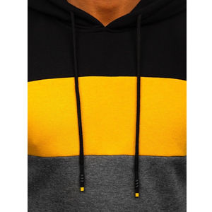 2025 logotipo personalizado sudaderas con capucha para hombre 100% algodón ecológico transpirable polar bolsillo diseño Color sólido invierno - Product Image 5