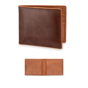 Tarjetero Delgado de Cuero Hecho a Mano de Alta Calidad, Bolsa de Bolsillo Suave para Hombres y Mujeres, Cierre Abierto, Servicio OEM, Elegante y de Calidad - Product Image 1