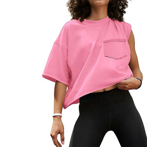 MT1259 T-shirts courts à manches raglan pour femmes avec logo personnalisé de haute qualité T-shirts courts à manches courtes pour femmes - Product Image 1