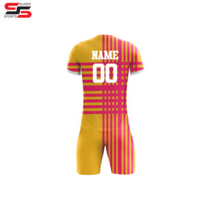 Uniformes de fútbol personalizables con colores y materiales personalizables en varias opciones para equipos y jugadores - Product Image 6