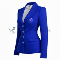 Zeta Phi Beta Tek Göğüslü İş Blazer Ceketi Premium Özel Dikim Resmi İş Kıyafeti Ceket Kadın Profesyonel Ofis Takım Elbise Ceketi