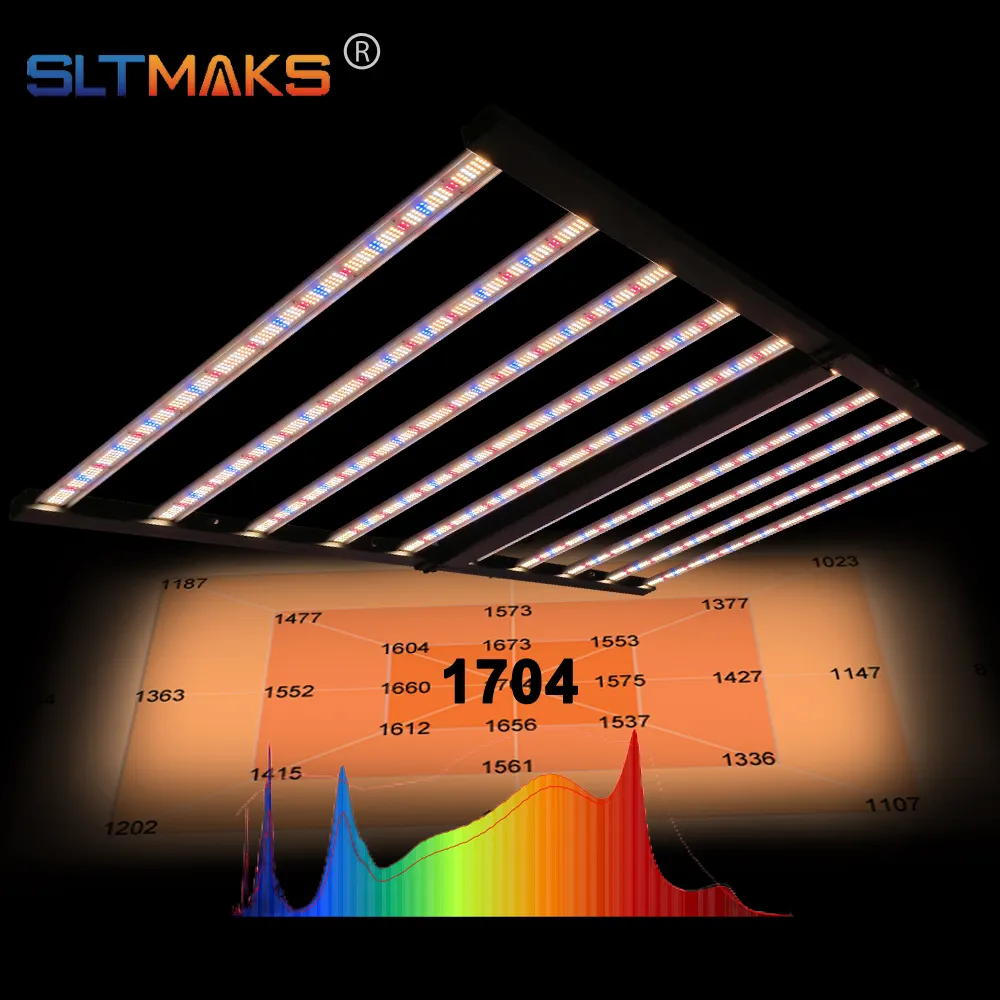 Luz LED de crescimento superior 4x6FT 1000W 10 barras 281B 301B 301H Samsung espectro completo LED cresce para plantas de interior com efeito de estufa