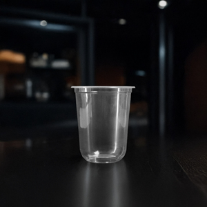 Quang Quan 95mm gobelets en plastique transparent jetables 16oz/24oz tasses à boissons à paroi unique pour jus café thé - Product Image 3