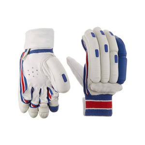 Custom Pro Quality Red and <b>White</b> <b>Cricket</b> Gloves Leather Material with Customized Logo and Size - Product Image 4