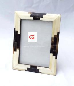 Cadre photo personnalisé en os sculpté à la main, incrusté, de qualité supérieure, décoration indienne, provenance d'Inde - Product Image 5