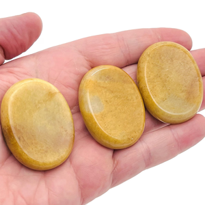 Pierres d'inquiétude d'aventurine jaune | Pierres de poche en cristal naturel pour la guérison, la méditation et le soulagement du stress | Fourniture en gros - Product Image 4