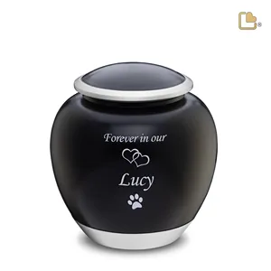 Urna Grande para Mascotas Shadow, Negra y Peltre - Product Image 3