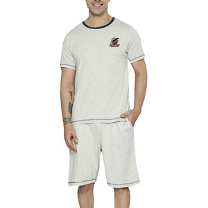 Servicio OEM Conjunto de Camiseta y Pantalones Cortos Transpirables de Verano para Hombre, Hechos de Algodón, Venta al Por Mayor - Product Image 1