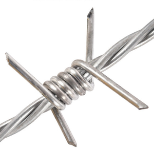 Fil de fer barbelé galvanisé en bobine pour la sécurité des fermes et des périmètres |   Haute résistance à la traction, double torsion, anti-escalade - Product Image 3
