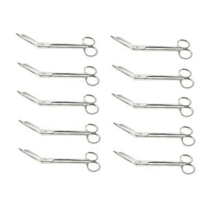 10 ciseaux à bandage Lister 4.5 "Instruments médicaux chirurgicaux en acier inoxydable - Product Image 5