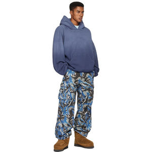 Sudadera de Invierno Esencial, Ecológica, con Pedrería, de 350 Gramos, de Gran Tamaño, Lavada, Decolorada, con Hombros Caídos, de Alta Calidad, Personalizada de Fábrica - Product Image 2