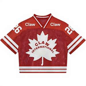 Camiseta Deportiva de Malla Personalizada de Fútbol Americano con Diseño de Sublimación Extragrande, Corte Holgado, Talla Grande, Manga Corta y Transpirable - Product Image 4