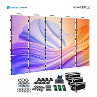 Système complet 2x3m 2x1m P2.6 P3.91 P4.81 Écran LED 500*500mm Panneau mural LED Écran LED de location extérieur pour toile de fond