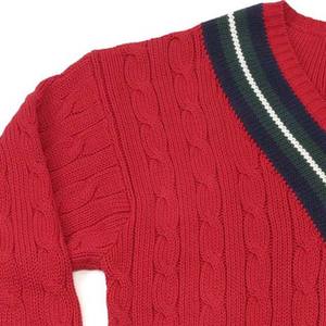 Pull en tricot personnalisé pour hommes Pull en tricot jacquard de coton acrylique avec col rond à manches longues Pull d'hiver imprimé à la mode - Product Image 4