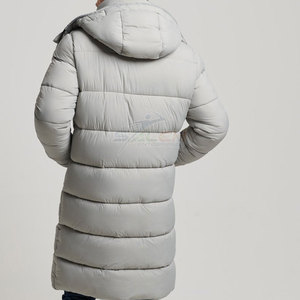 Manteau bouffant coupe-vent et chaud pour hommes avec capuche réglable Manteau bouffant ultra léger pour hommes avec matelassage compact - Product Image 2