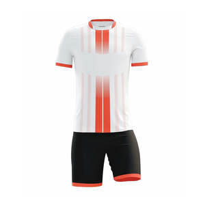 เสื้อฟุตบอล,เสื้อฟุตบอลเครื่องแบบโพลีเอสเตอร์100% โพลีเอสเตอร์พิมพ์ลายโลโก้แบบระเหิด - Product Image 4