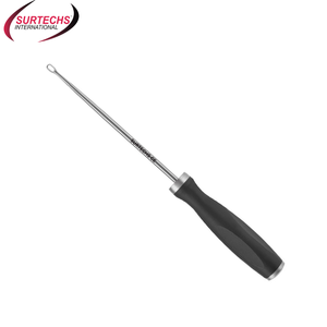 Surtechs Manual Rodilla Artroscopia Cureta Ovalada 2mm Acero Inoxidable - Product Image 1
