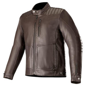 Blouson de moto unisexe en cuir coupe-vent, personnalisable, couleurs et logo sur mesure, commandes en gros 2026 - Product Image 3