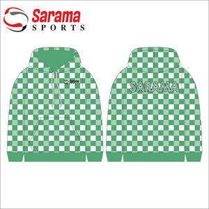 Sudadera con capucha con estampado de sublimación personalizada unisex con diseño de animal en relieve logotipo bordado de punto impermeable y anticontracción propio - Product Image 2