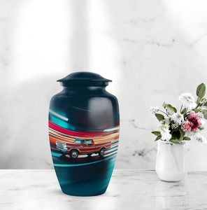 Urnes funéraires de camion adulte de style américain classique pour cendres masculines et féminines pour restes funéraires d'hommes et de femmes - Product Image 4