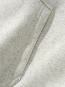 Venta al por mayor de productos populares logotipo personalizado Sudadera con capucha de lana hombres peso pesado liso grueso Sudadera con capucha de lana personalizada básica, mezcla de algodón - Product Image 6