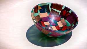 La mejor calidad, nueva y exquisita ensaladera de madera de acacia y resina, vajilla de cocina de hotel, cuenco de madera para el hogar y la cocina - Product Image 3