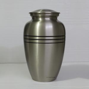 Urnes funéraires en laiton de qualité supérieure pour cendres humaines, urne en laiton avec des bandes de liberté, orbites, urnes en laiton artisanales pour cendres - Product Image 5