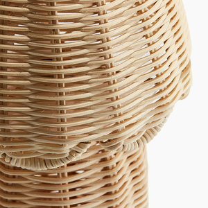 Lampe de nuit en rotin tissé naturel au meilleur prix-Lampe de table champignon faite à la main pour une ambiance relaxante - Product Image 3