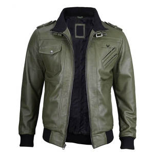New Arrival Fashionable Style Wholesale Professional Leather Jacket for Men's Custom Quality Leather Jackets Casual Winter Wear - Product Image 2