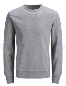 Camiseta de cuello redondo personalizada para hombres, camisa de manga larga a la moda, de algodón, polar - Product Image 5