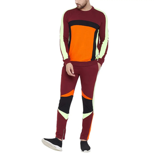 100% algodón logotipo personalizado entrenamiento gimnasio chándales alta calidad 2 piezas transpirable Jogger hombres invierno chándal sudor suministro a granel - Product Image 2