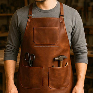 Tablier de luthier pliable en cuir véritable anti-odeur et robuste pour la réparation de guitares et de violons - Équipement professionnel pour la fabrication d'instruments - Product Image 4