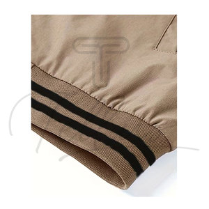Vestes d'hiver en toile tendance pour hommes, très vendues, couleurs et tailles personnalisables, coupe-vent épais sur le devant, directement de l'usine - Product Image 5