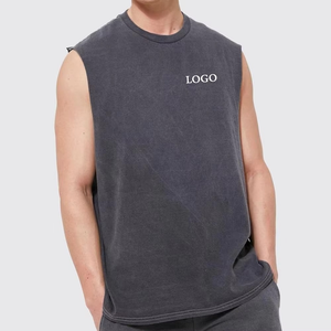 Nueva colección sin mangas para hombre, conjunto doble, ropa de verano, conjunto doble para hombre, tela transpirable informal transpirable, anticontracción, secado rápido - Product Image 2