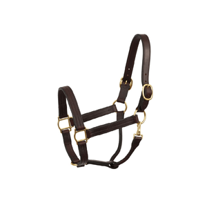 Vente chaude Fantaisie Cheval Halter Heavy-duty Piste Halter Avec Snap En Cuir Cheval Halters smart - Product Image 1